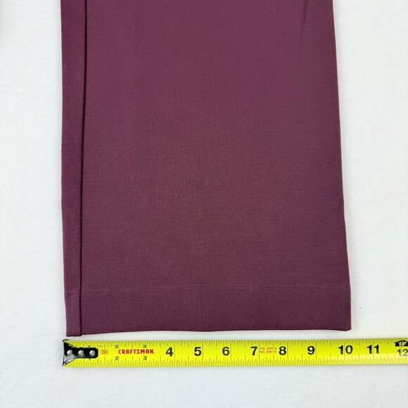 Liz Claiborne Women's Audra Wine Straight Leg Pull-on Stretch Pants Size XXL NWT - Picture 10 of 11